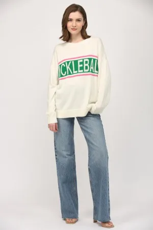 Pickleball Crew Neck Sweater