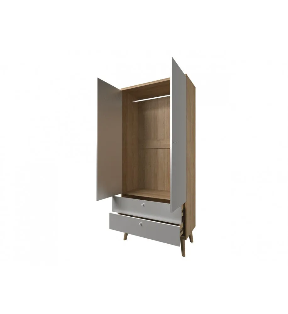 Primo Hinged Wardrobe 80cm