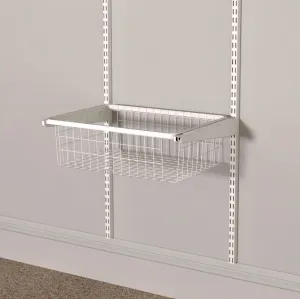 Pull Out Wire Basket Classic White