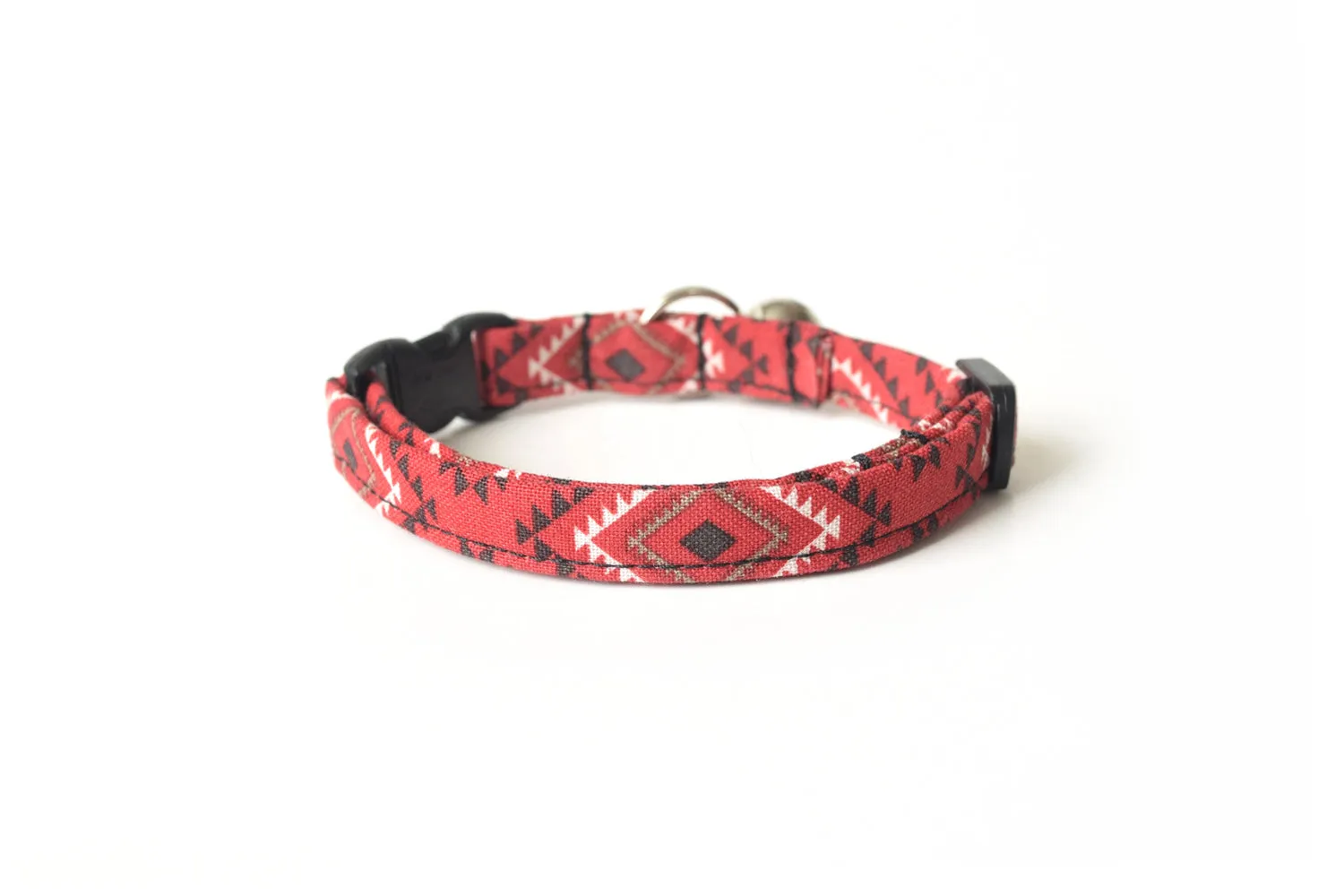 Red Southwest Tribal Cat Collar