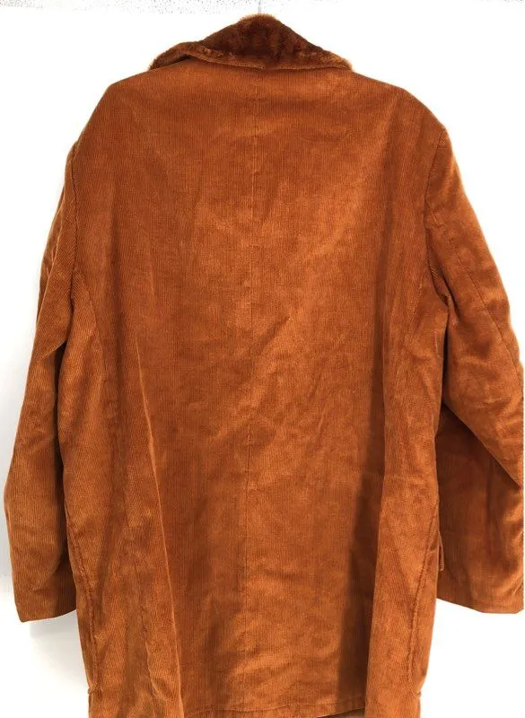 Sears Women's Brown Overcoat - Size 46