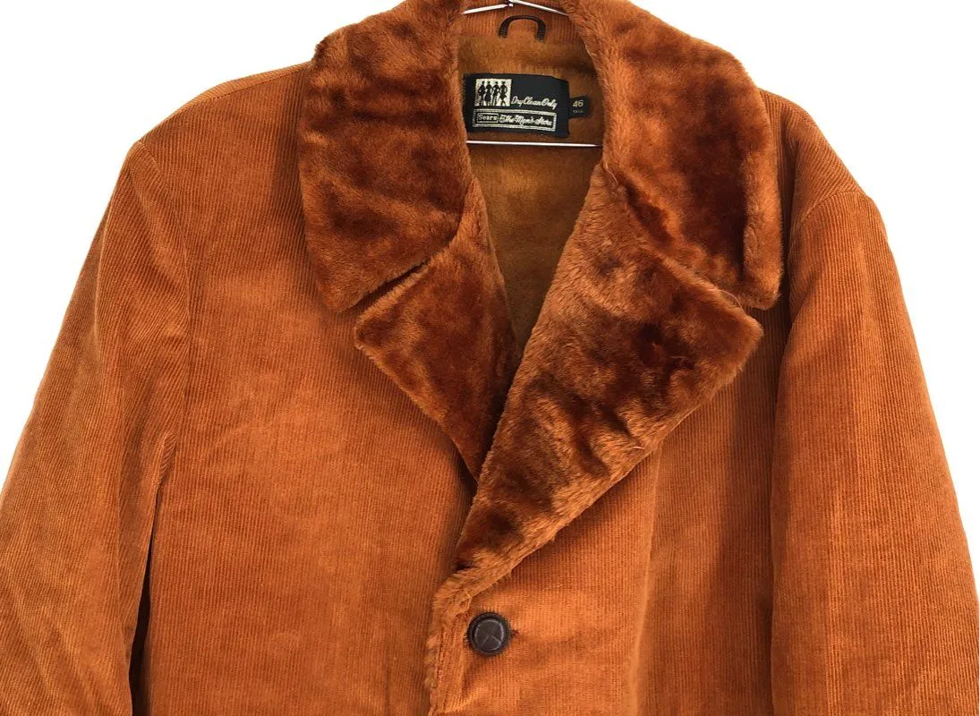 Sears Women's Brown Overcoat - Size 46