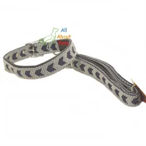 Smart way Padded Dog Collar & leash Blue Arrows