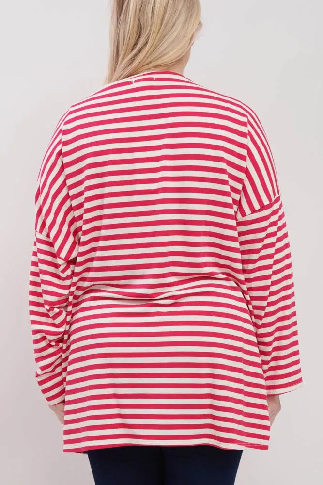 Stripe Print Cotton Top