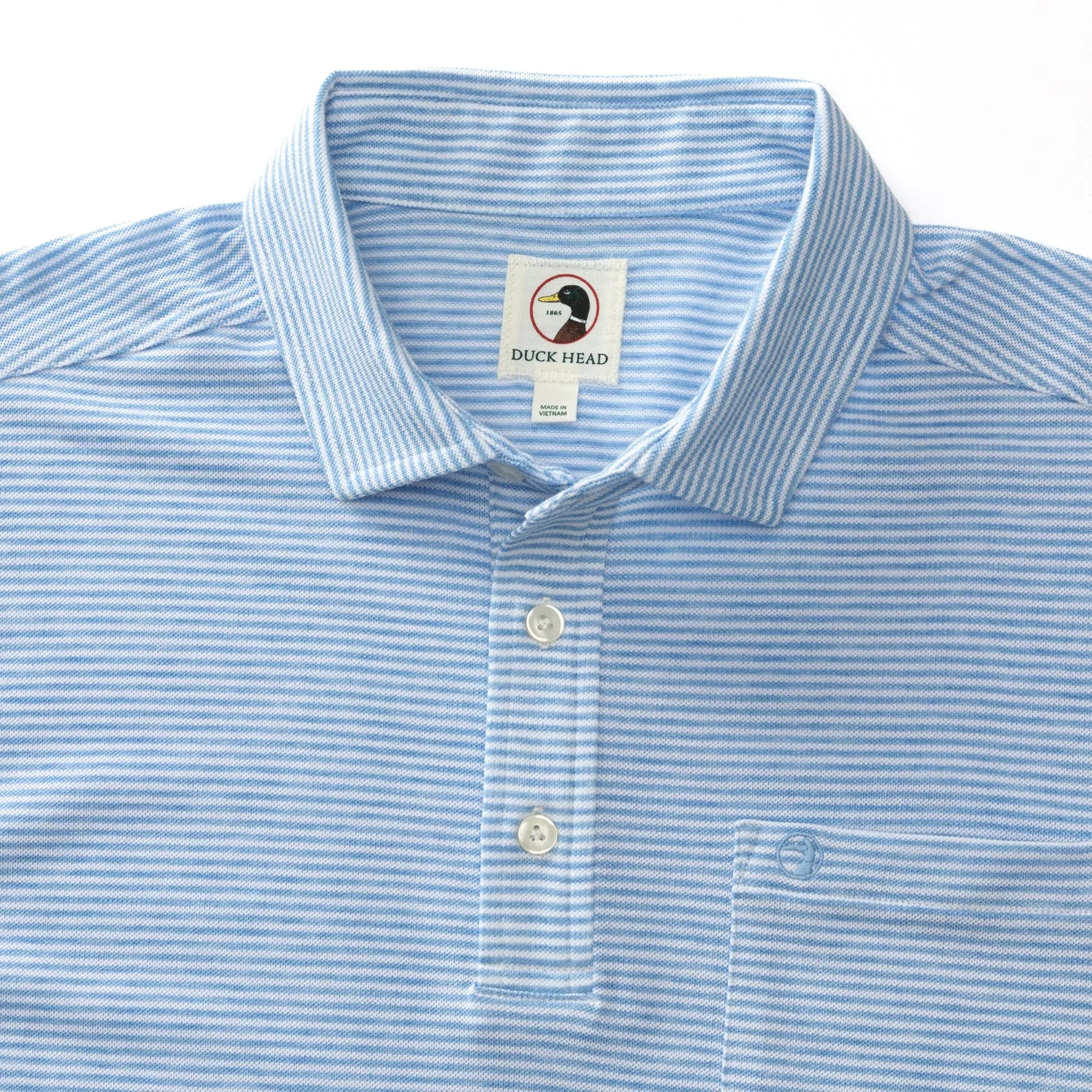 Summerford Stripe Performance Pique Polo