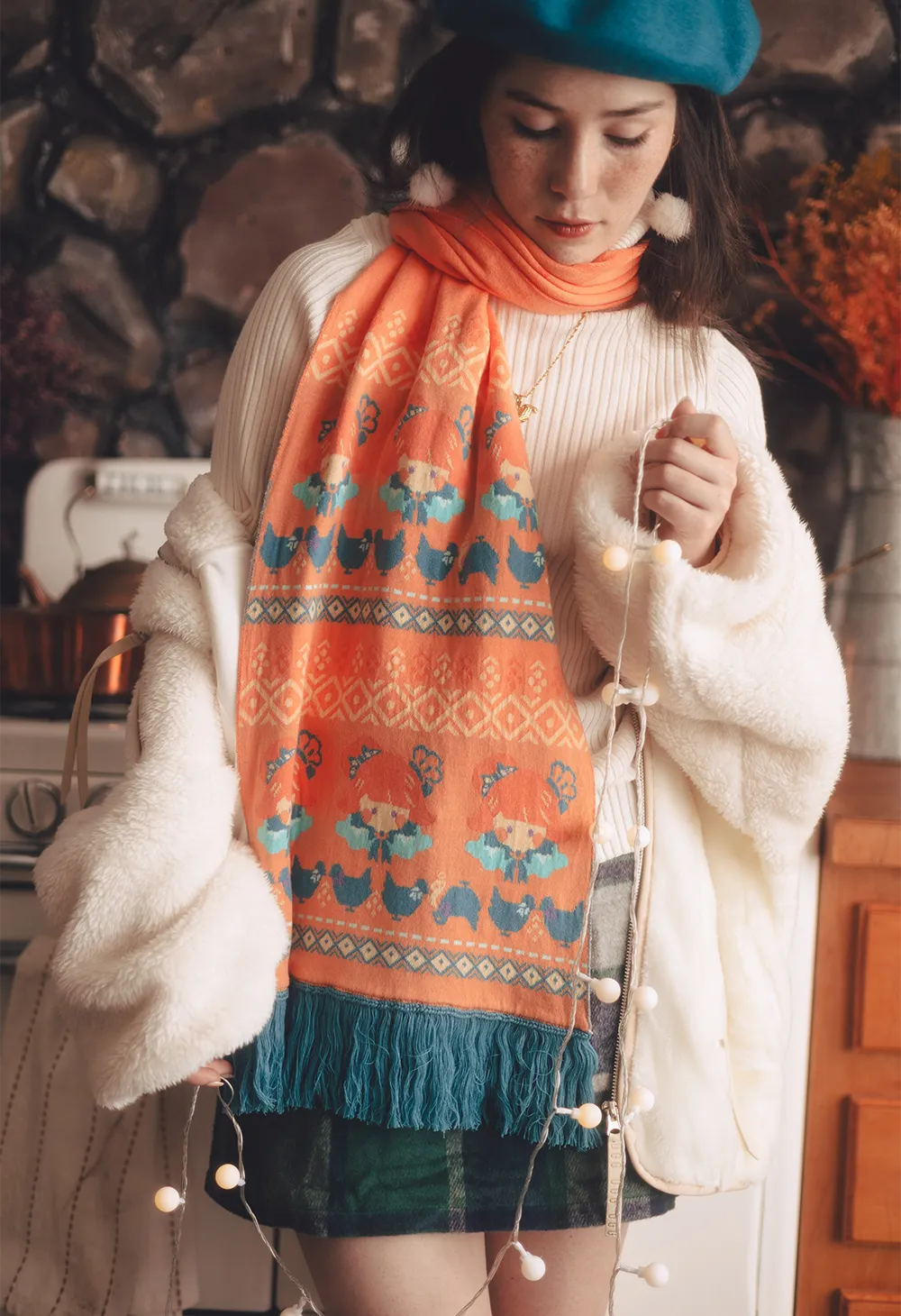 TAKANASHI KIARA Knit Scarf