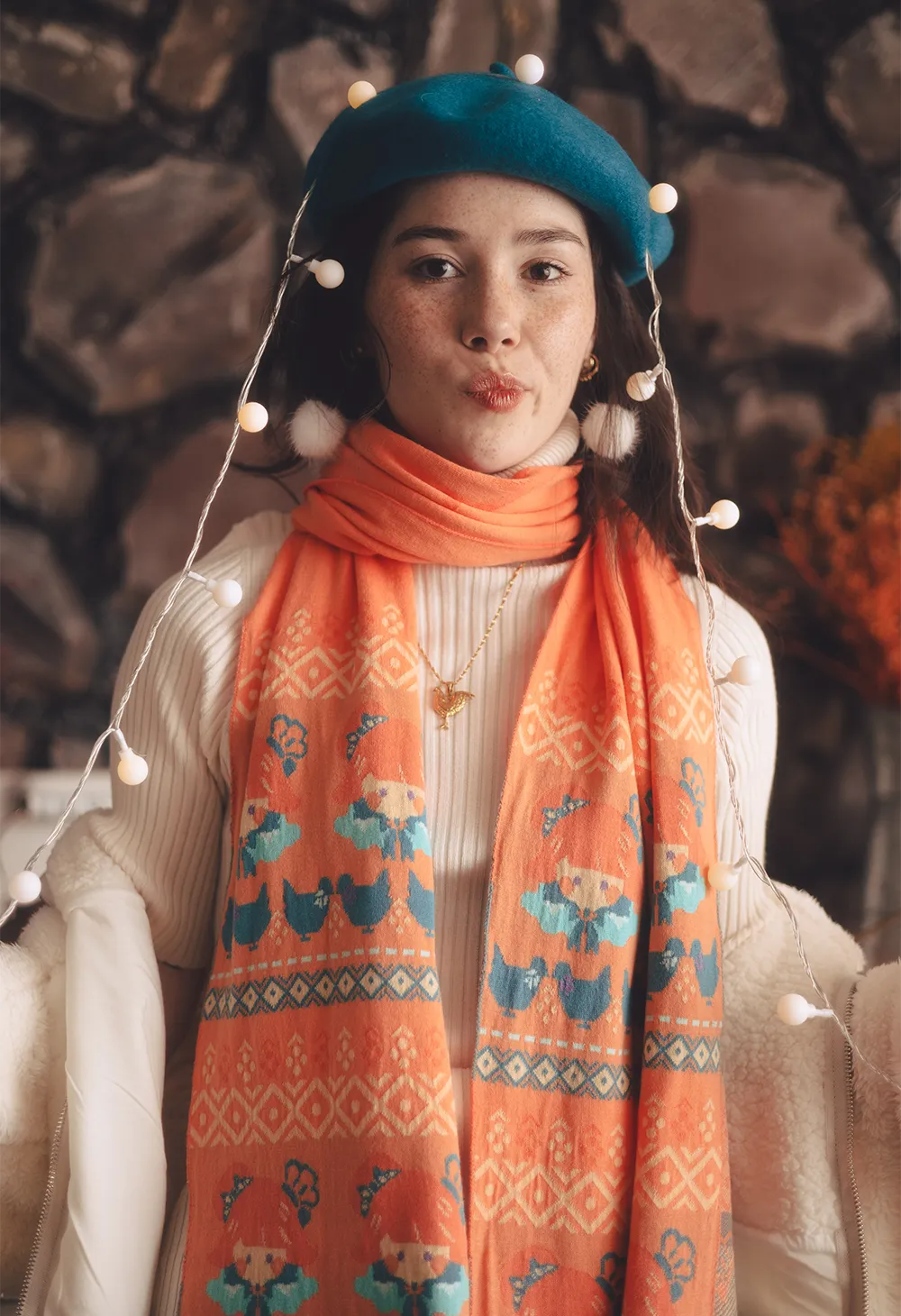 TAKANASHI KIARA Knit Scarf