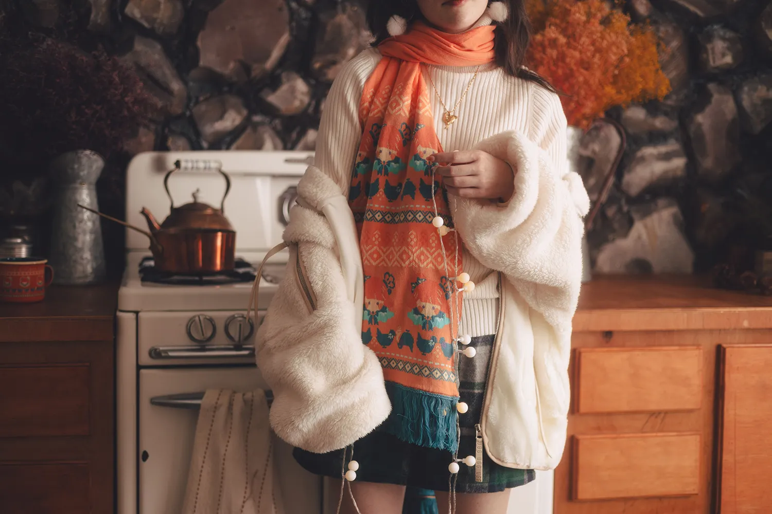 TAKANASHI KIARA Knit Scarf