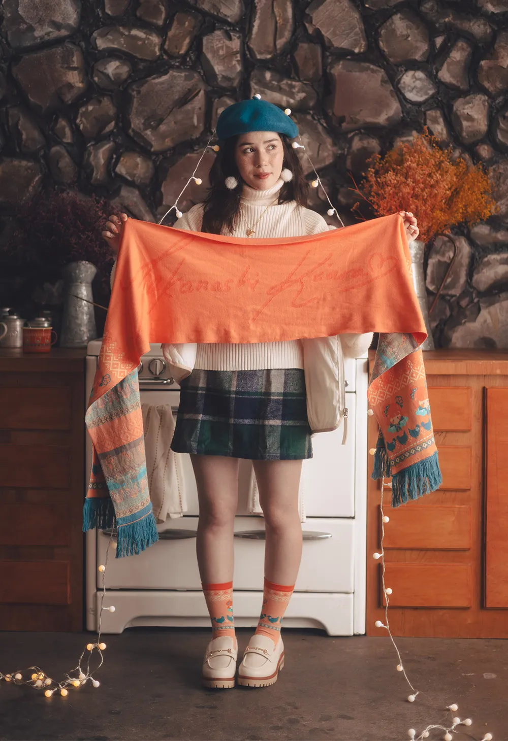 TAKANASHI KIARA Knit Scarf