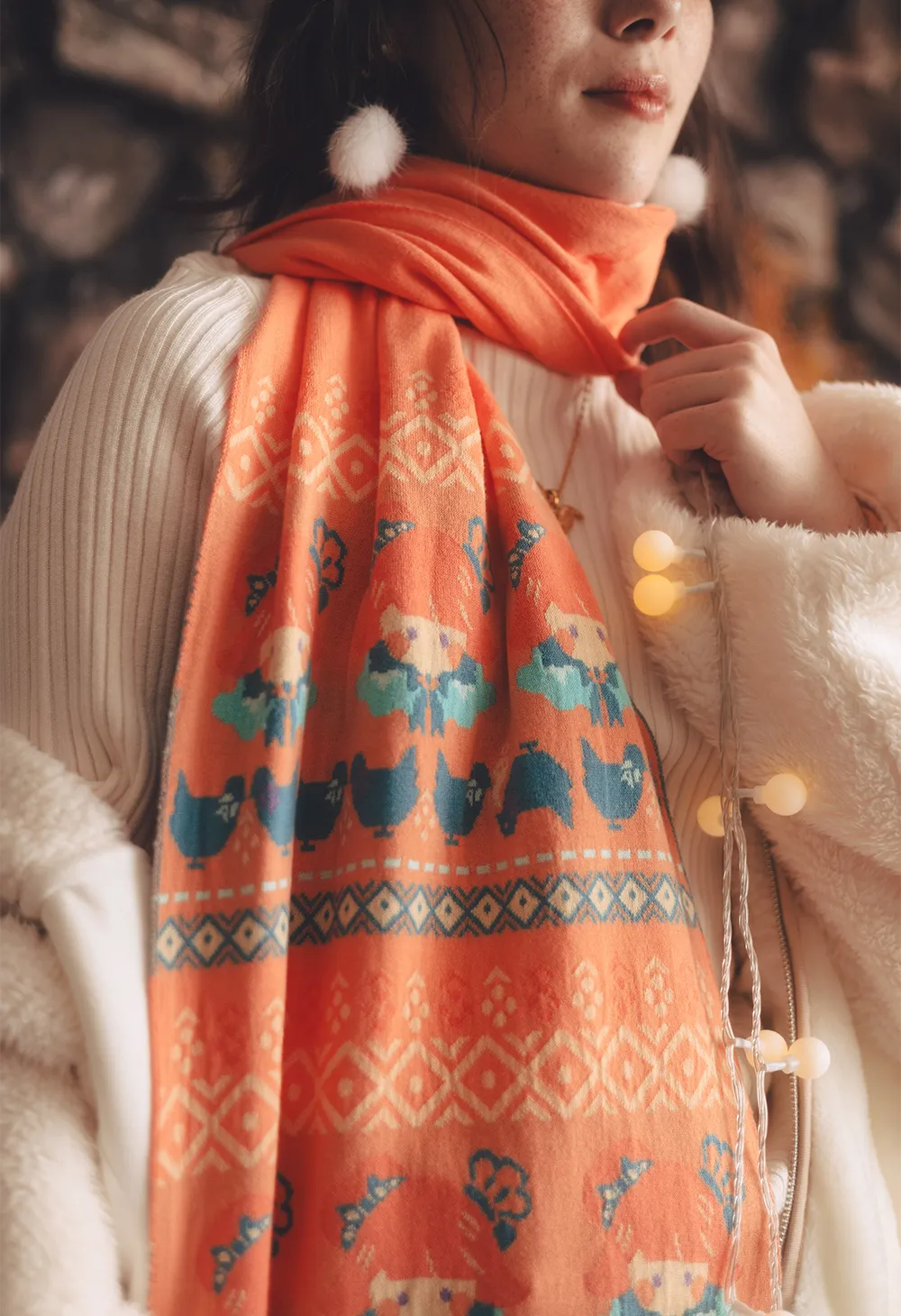 TAKANASHI KIARA Knit Scarf