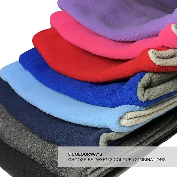 TOSKATOK® Childrens Kids Boys Girls Warm Winter Reversible Soft Fleece Snood Neckwarmer Scarf