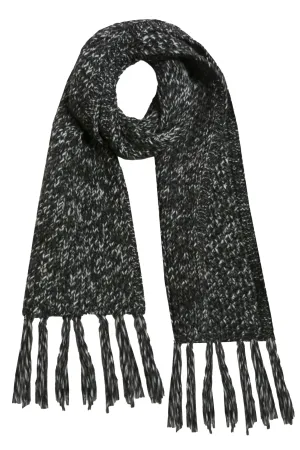 Twisted Chunky Hand Knit Scarf with Tassels