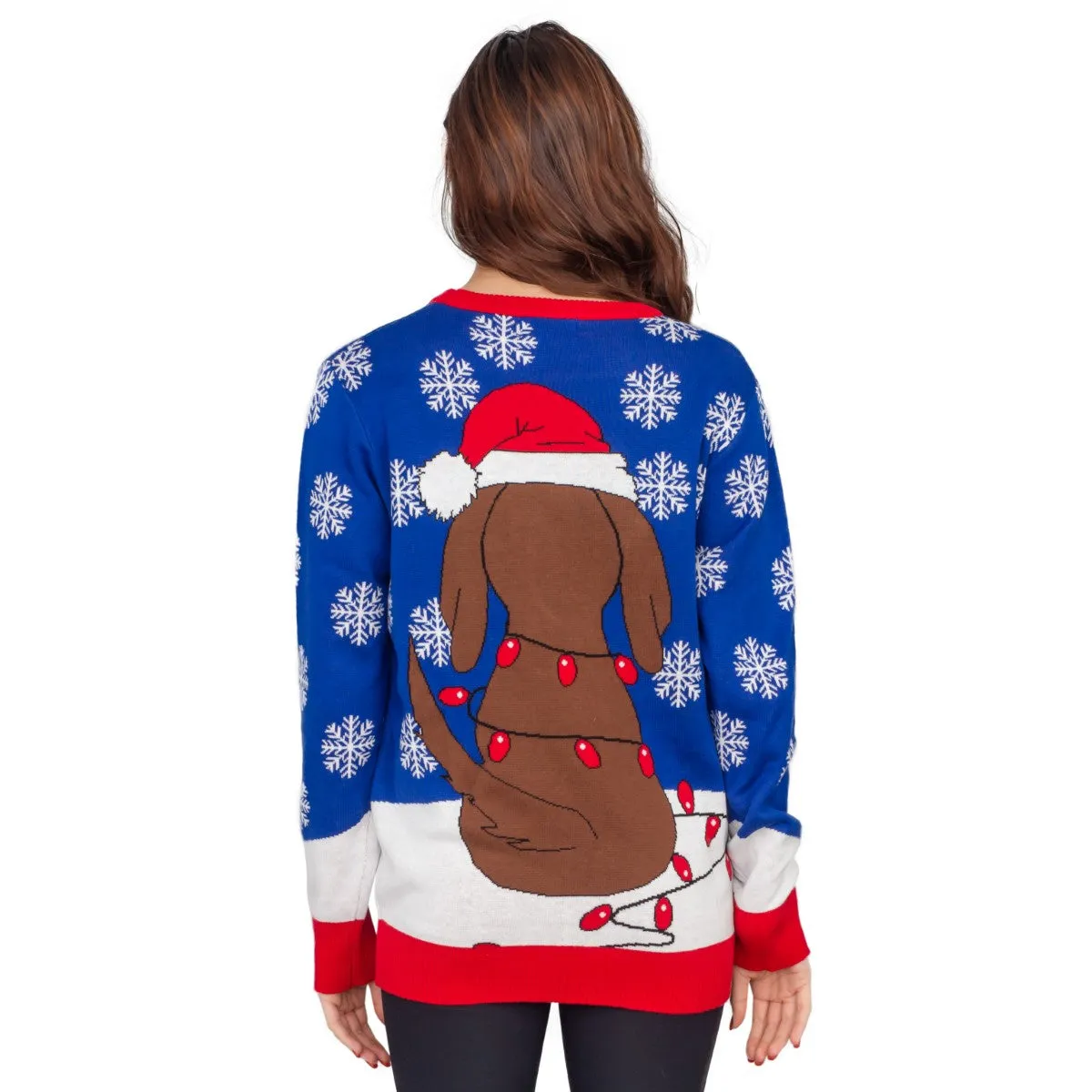 Ugly Christmas Sweater - Animated Puppy Ears for Holiday Fun
