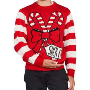 Ugly Christmas Sweater JulesRoche Unisex Knitted Humor Pullover