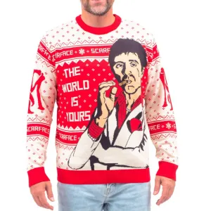 Ugly Christmas Sweater - Tony Montana Design for Holiday Cheer