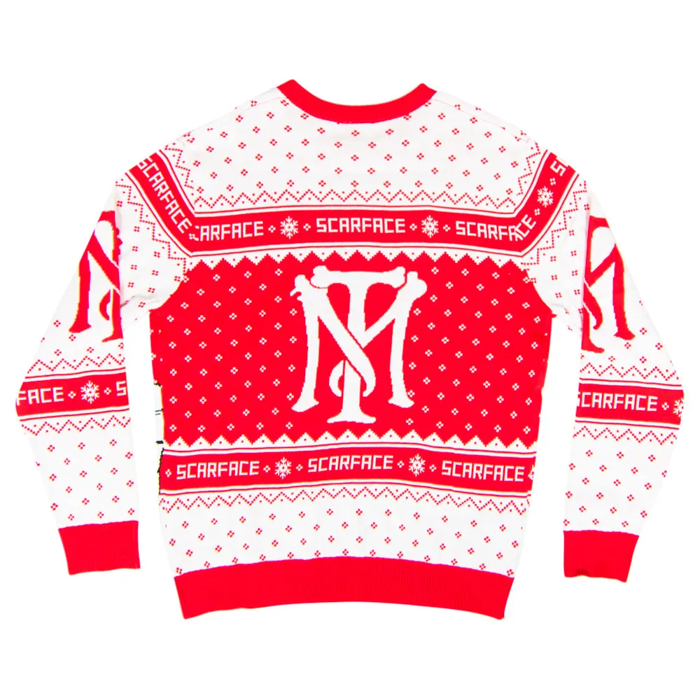 Ugly Christmas Sweater - Tony Montana Design for Holiday Cheer
