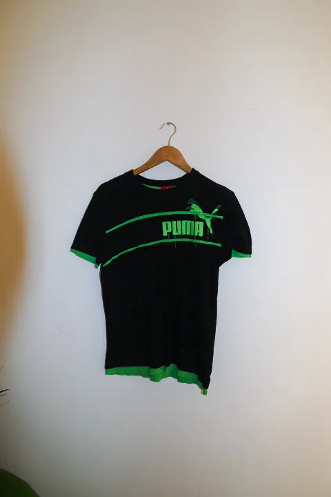 Vintage black puma mens tees size M