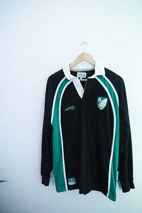 Vintage Lansdowne collection medium men long sleeve polo shirt