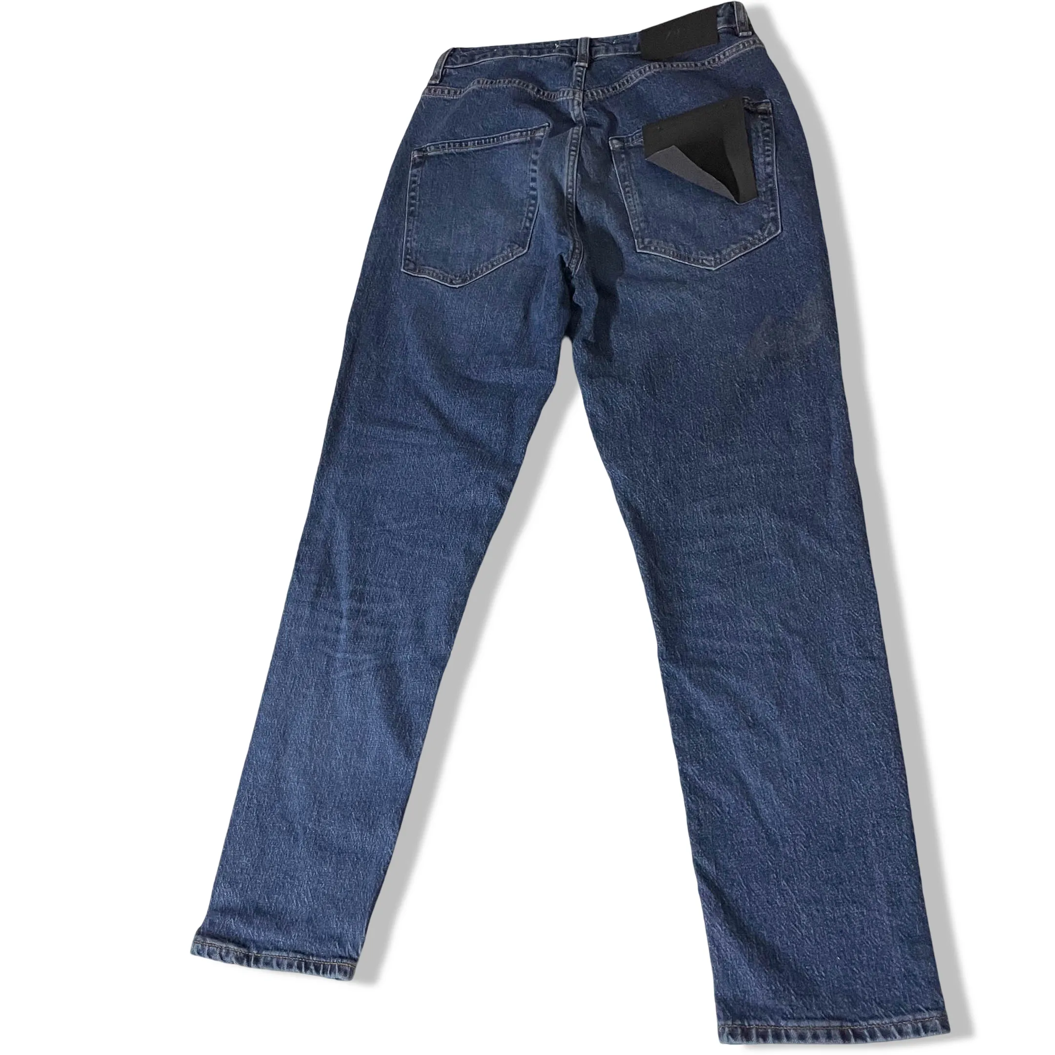 Vintage mens blue straight leg Zara jeans trouser size 36 with new tag| SKU 3704
