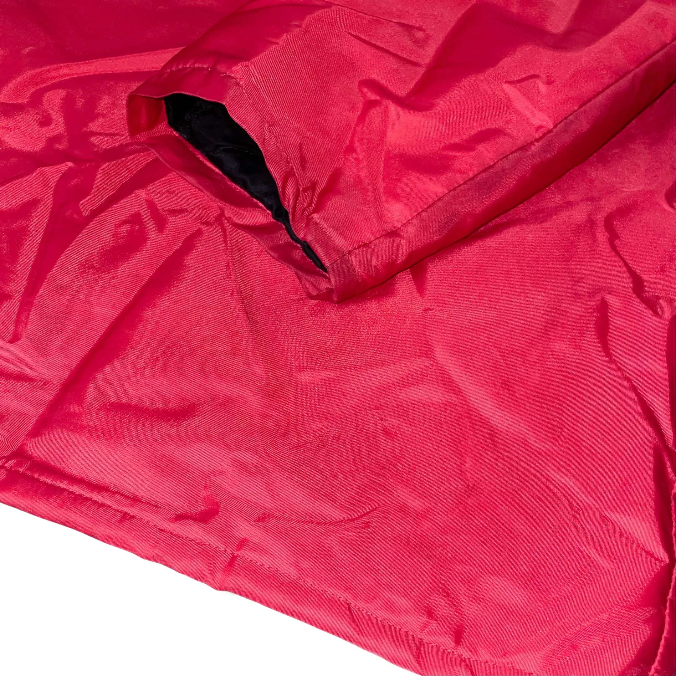Vintage Red Insulated Padded Long Sleeve Winter Coat Jacket.