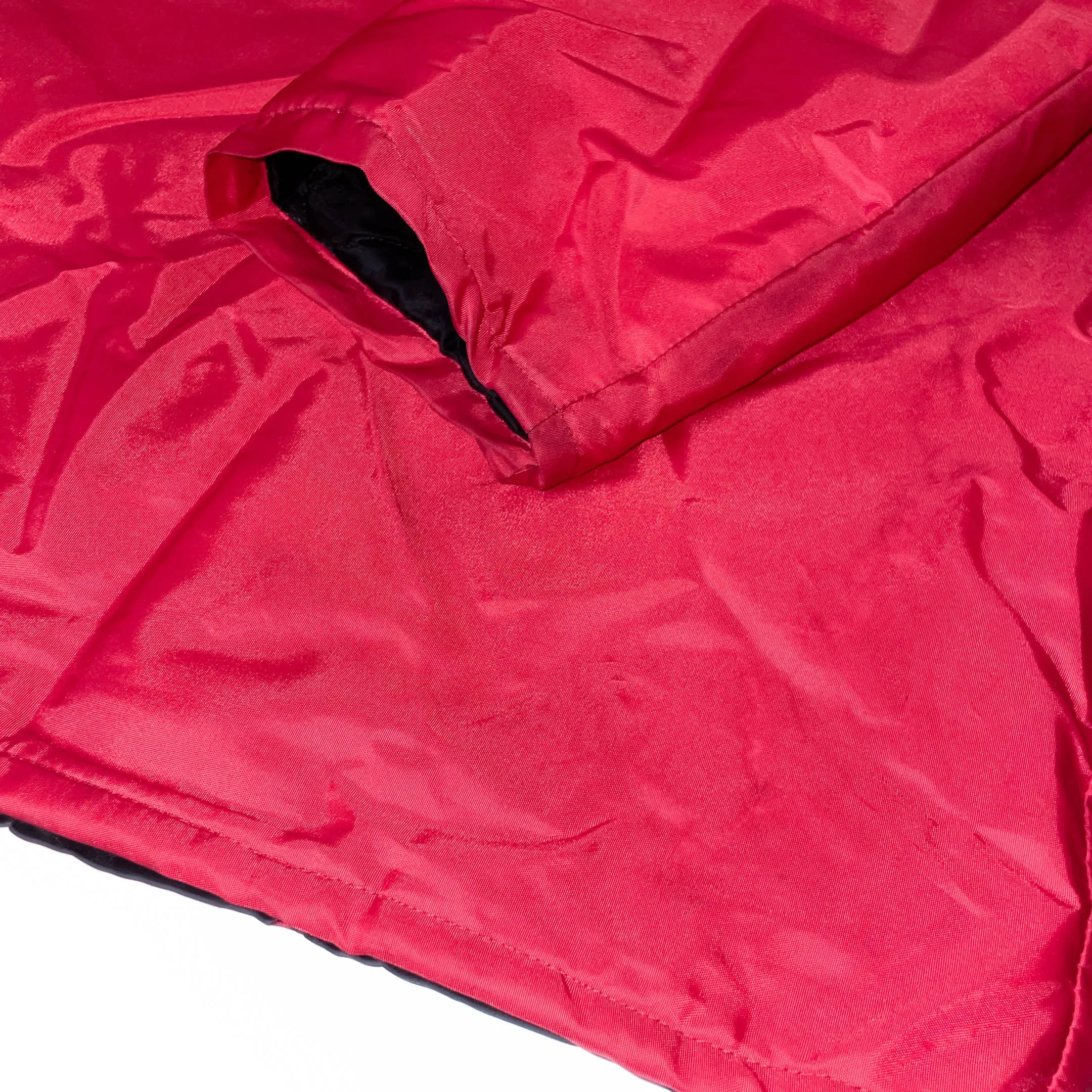 Vintage Red Insulated Padded Long Sleeve Winter Coat Jacket.