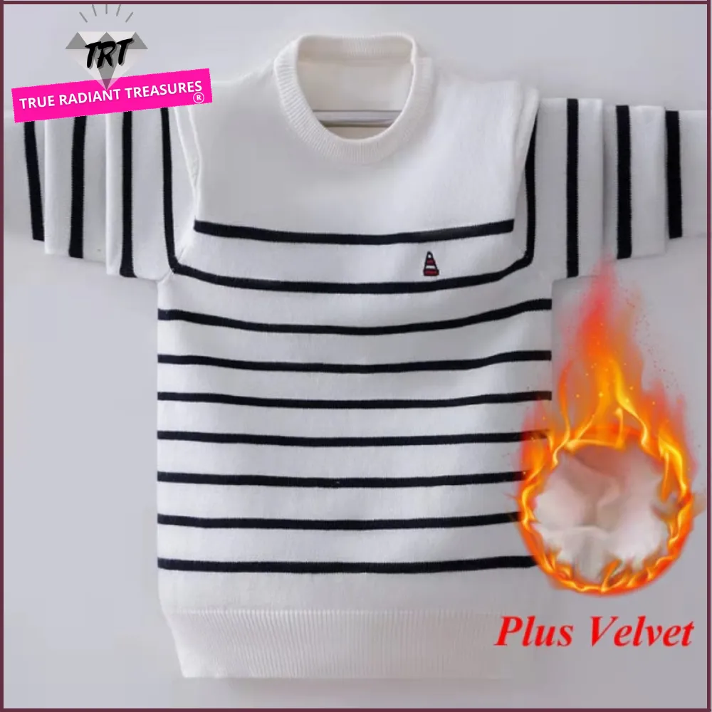 Winter Striped Knitted Sweater