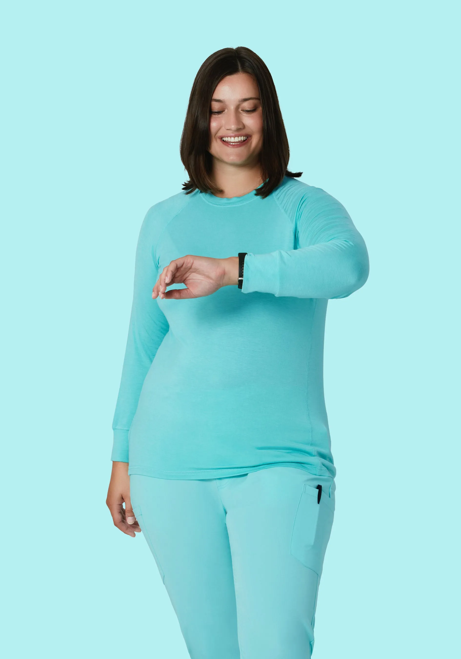 Women's Underscrubs Aqua