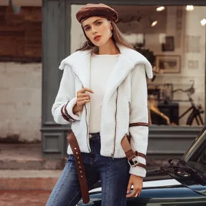 Women's Winter Casual White Jacket