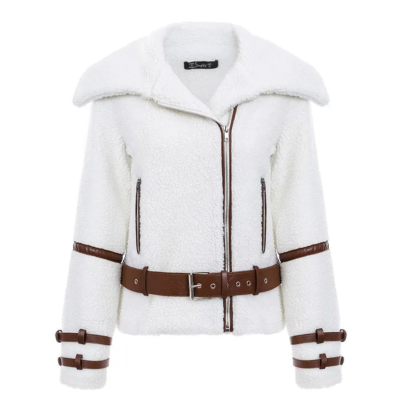 Women's Winter Casual White Jacket